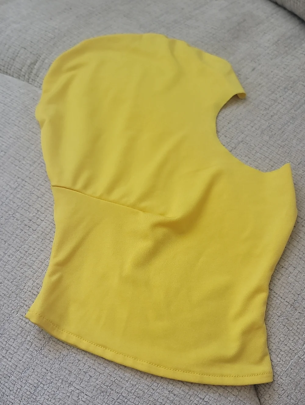 Yellow Balaclava Face Mask